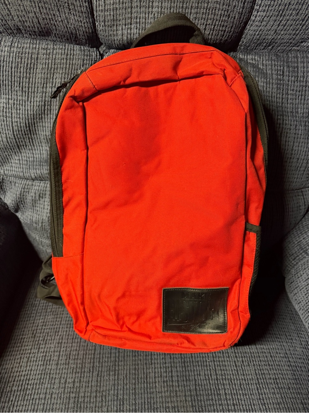 Flag Nor Fail Red Canvas Backpack - Sleek Everyday Pack